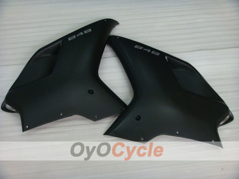 Carenado inyectado para Ducati 848 08-13 - Negro, mate - Estilo de fábrica #OYO87902181