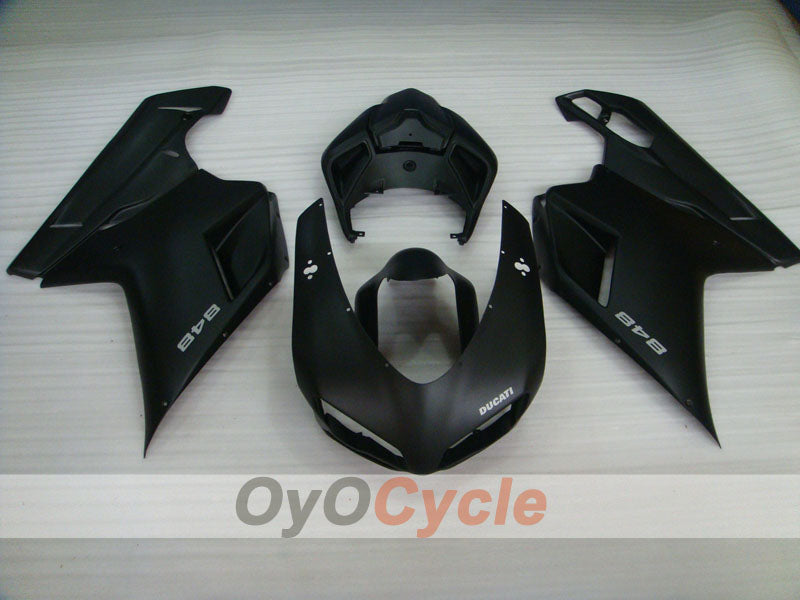 Carenado inyectado para Ducati 848 08-13 - Negro, mate - Estilo de fábrica #OYO87902181