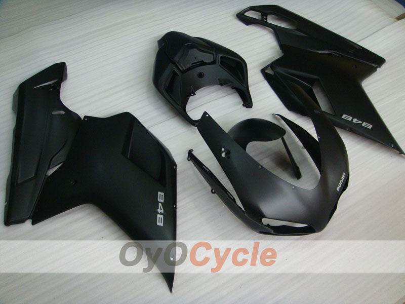 Carenado inyectado para Ducati 848 08-13 - Negro, mate - Estilo de fábrica #OYO87902181 Imagen secundaria del producto
