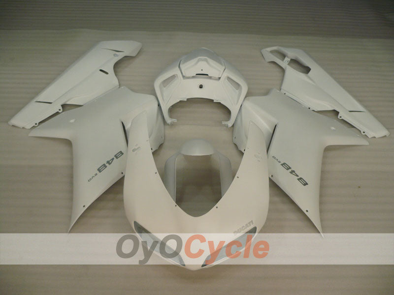 Carenado de inyección para Ducati 848 08-13 - Blanco - Estilo de fábrica #OYO87902182