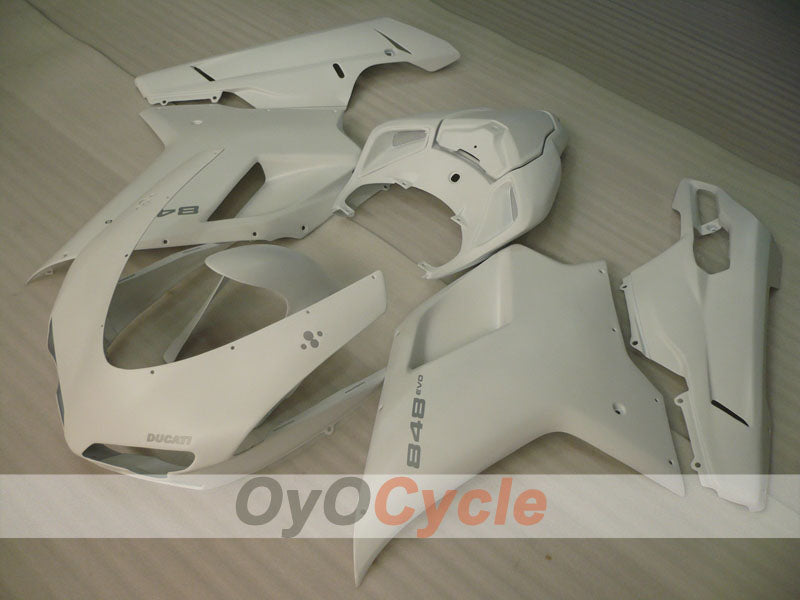 Carenado de inyección para Ducati 848 08-13 - Blanco - Estilo de fábrica #OYO87902182 Imagen secundaria del producto