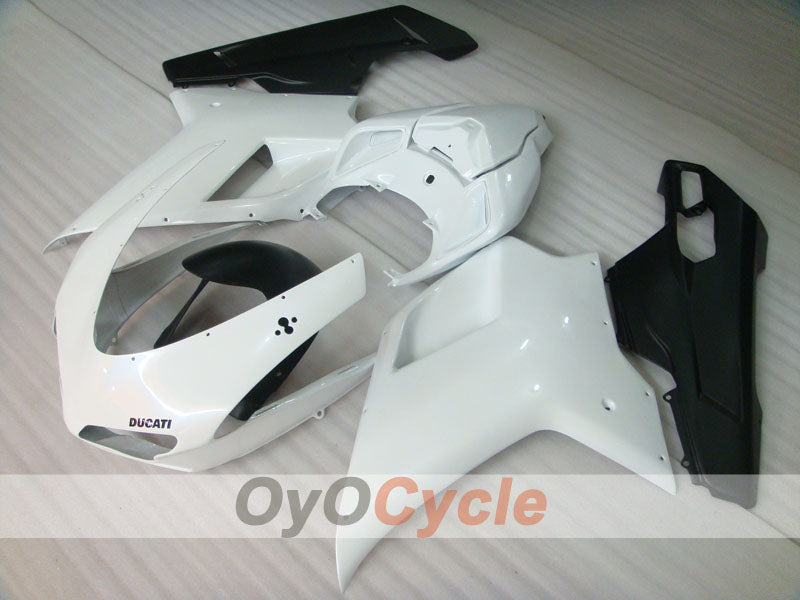 Kit de carenado por inyección para Ducati 848 08-13 - Blanco, Negro, Mate - Estilo de fábrica #OYO87902207 Imagen principal del producto