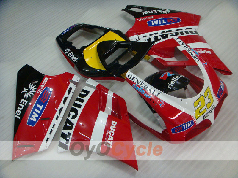 Carenado inyectado para Ducati 996 del 99-02 - Rojo, Negro - Estilo de Fábrica #OYO87902210 Imagen principal del producto