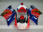 Carenado de inyección para Ducati 996 del 99-02 - Rojo, Plata - Llama #OYO87902218