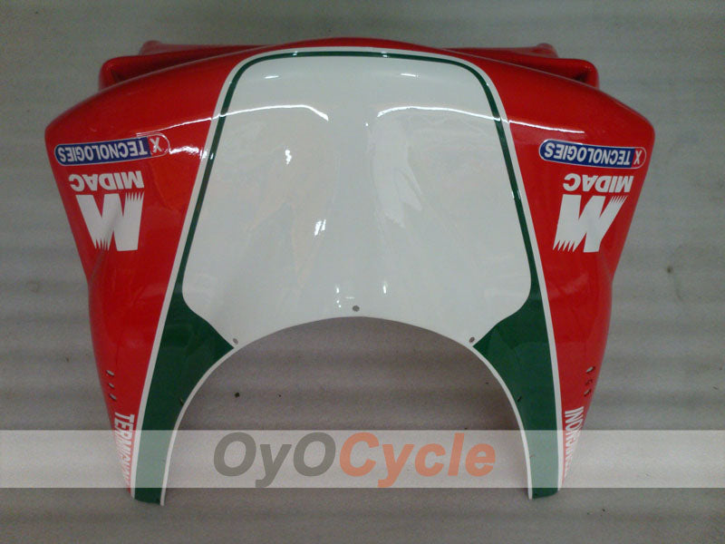 Kit de carenado por inyección para Ducati 996 del 99-02 - Rojo, Blanco - INFO STRADA #OYO87902221