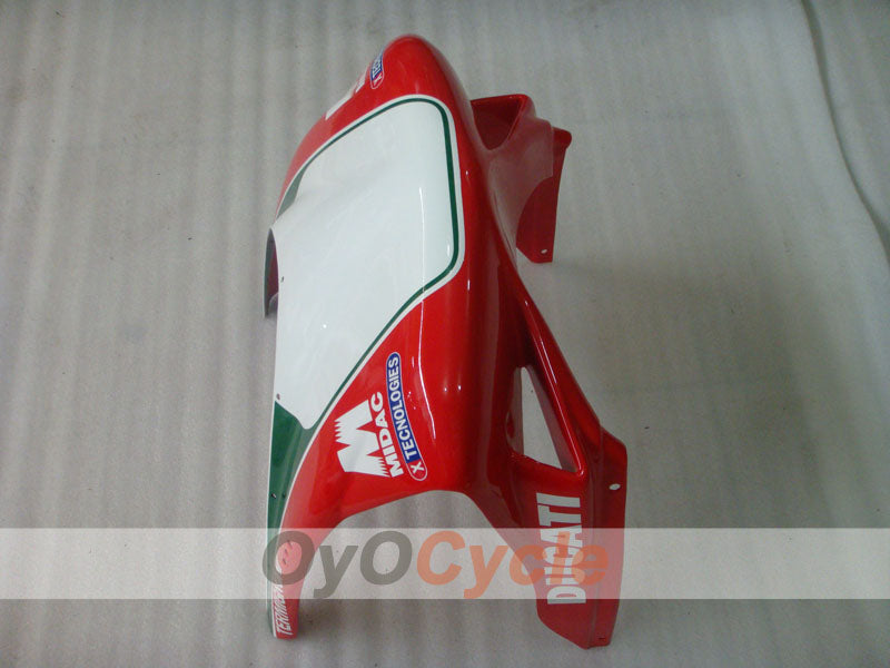 Kit de carenado por inyección para Ducati 996 del 99-02 - Rojo, Blanco - INFO STRADA #OYO87902221