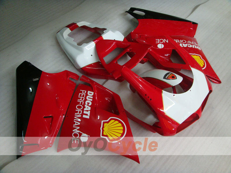 Kit de carenado por inyección para Ducati 996 del 99-02 - Rojo, Blanco - Rendimiento #OYO87902231