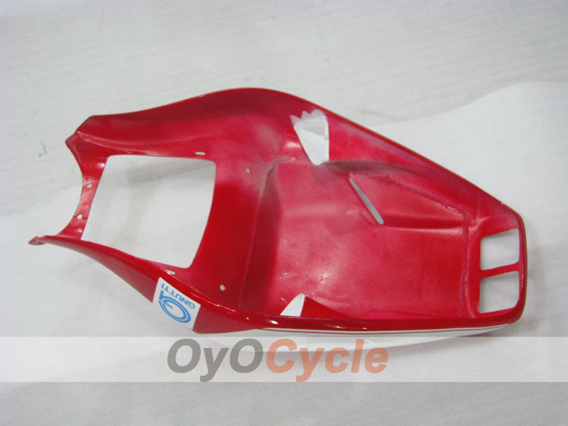 Carenado de inyección para Ducati 996 del 99-02 - Rojo, Blanco - Xerox #OYO87902238