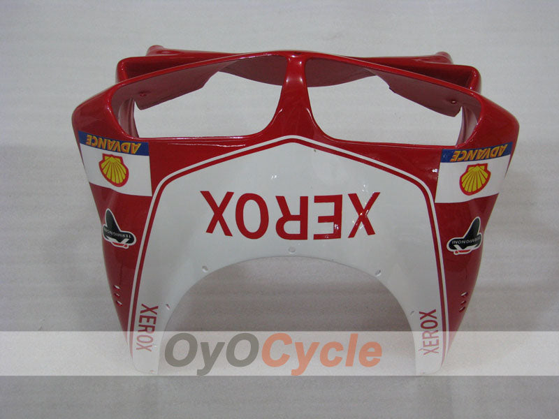 Carenado de inyección para Ducati 996 del 99-02 - Rojo, Blanco - Xerox #OYO87902238