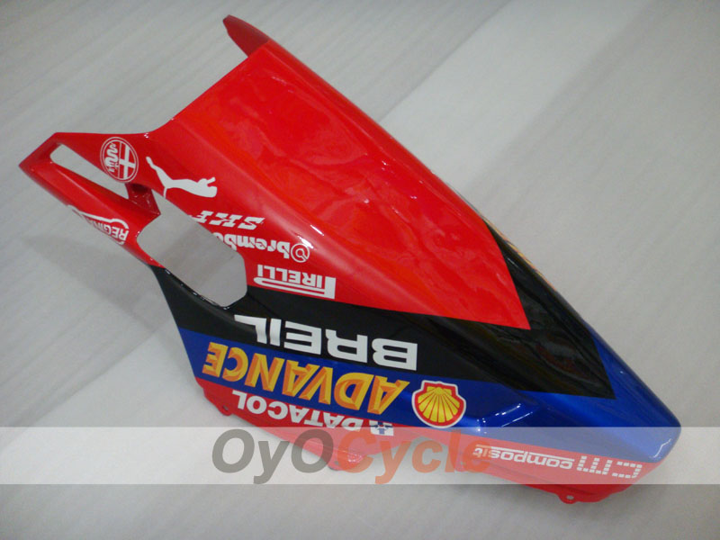 Carenado de inyección para Ducati 1098 07-09 - Rojo, Blanco - Xerox #OYO87902246