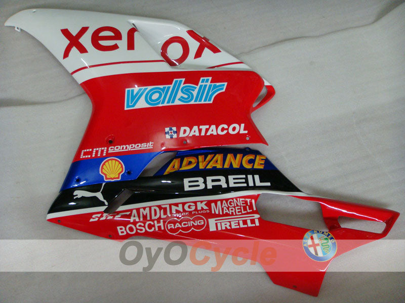 Kit de carenado de inyección para Ducati 1098 07-09 - Rojo, Blanco - Xerox #OYO87902252
