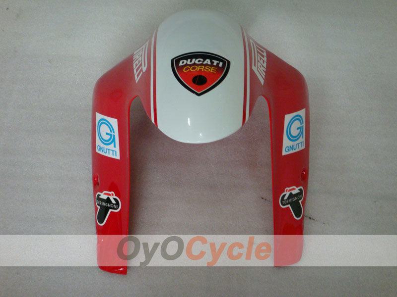 Kit de carenado de inyección para Ducati 1098 07-09 - Rojo, Blanco - Xerox #OYO87902252