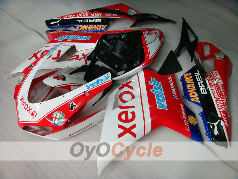Kit de carenado de inyección para Ducati 1098 07-09 - Rojo, Blanco - Xerox #OYO87902252 Imagen principal del producto