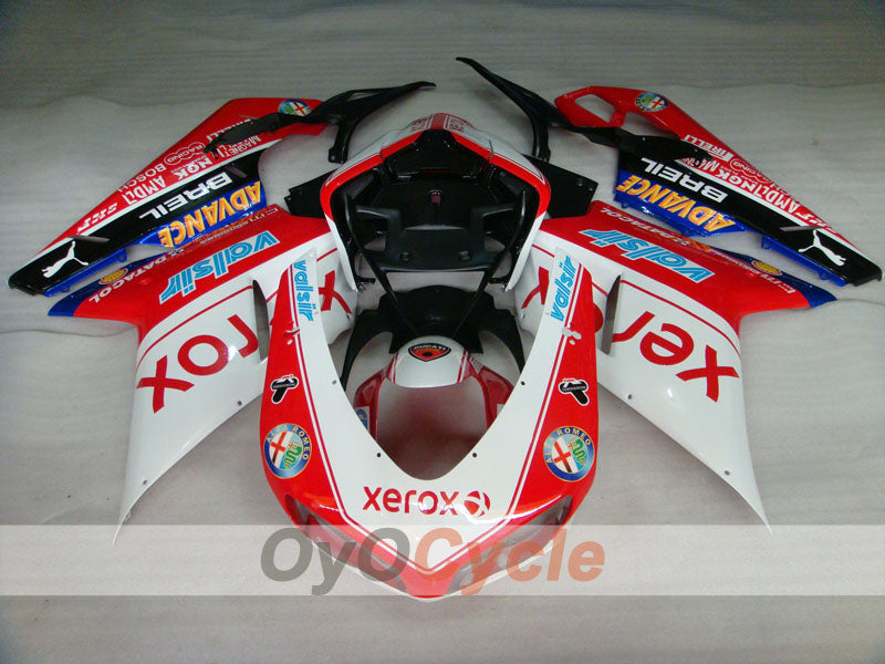 Kit de carenado de inyección para Ducati 1098 07-09 - Rojo, Blanco - Xerox #OYO87902252 Imagen secundaria del producto