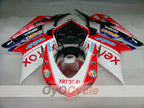 Kit de carenado de inyección para Ducati 1098 07-09 - Rojo, Blanco - Xerox #OYO87902252