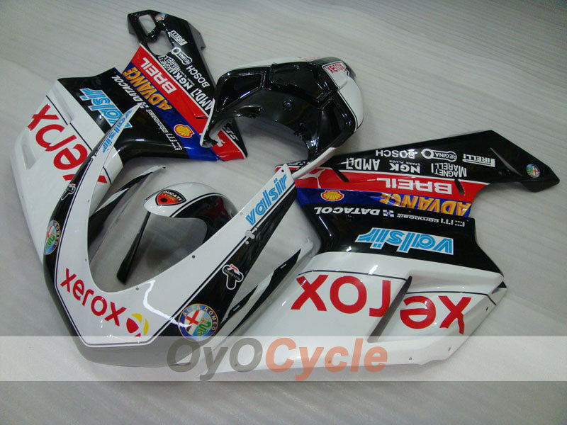 Kit de carenado por inyección para Ducati 848 08-13 - Blanco, Negro - Xerox #OYO87902256 Imagen secundaria del producto