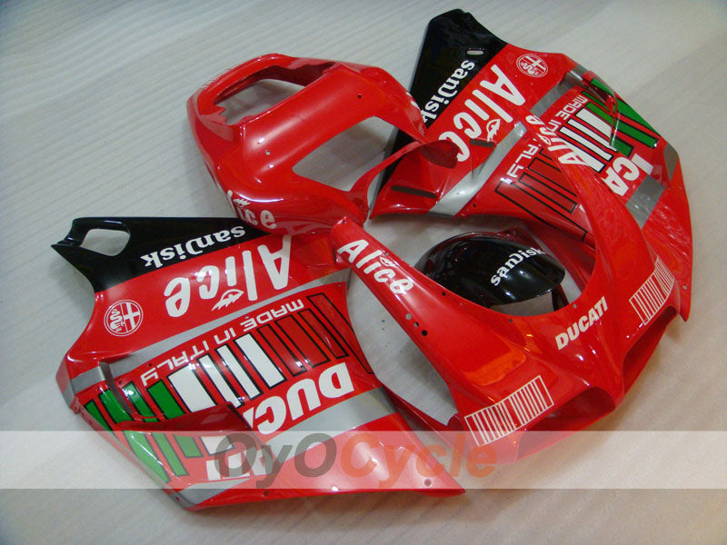 Kit de carenado por inyección para Ducati 998 02-04 - Rojo, Negro - Alice #OYO87902260 Imagen secundaria del producto