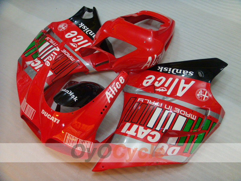 Kit de carenado por inyección para Ducati 998 02-04 - Rojo, Negro - Alice #OYO87902260 Imagen principal del producto
