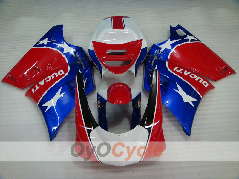 Kit de carenado por inyección para Ducati 998 02-04 - Rojo, Azul - Estilo de fábrica #OYO87902280 Imagen secundaria del producto
