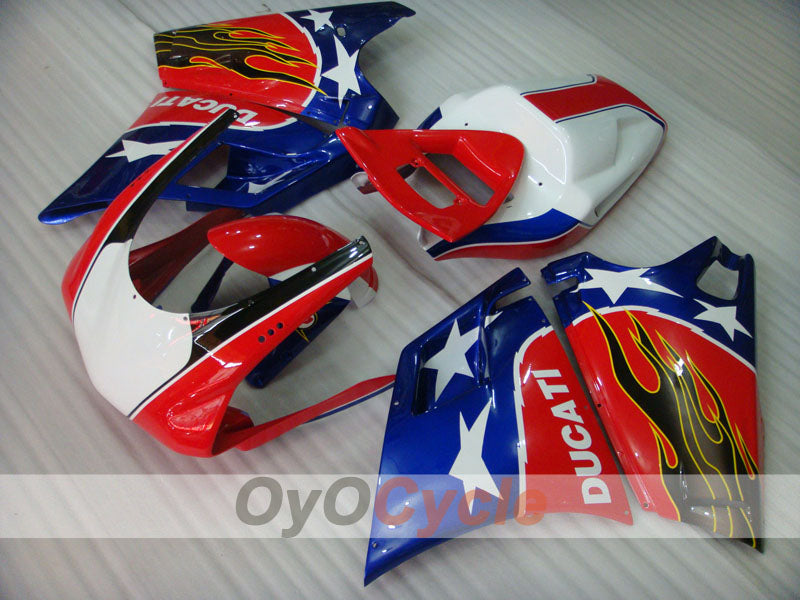 Kit de carenado por inyección para Ducati 998 02-04 - Rojo, Amarillo - Llama #OYO87902289 Imagen principal del producto