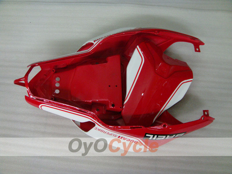 Kit de carenado de inyección para Ducati 1098 07-09 - Rojo, Blanco - INFO STRADA #OYO87902297