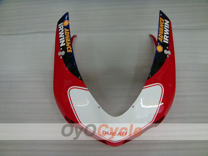 Kit de carenado de inyección para Ducati 1098 07-09 - Rojo, Blanco - INFO STRADA #OYO87902297
