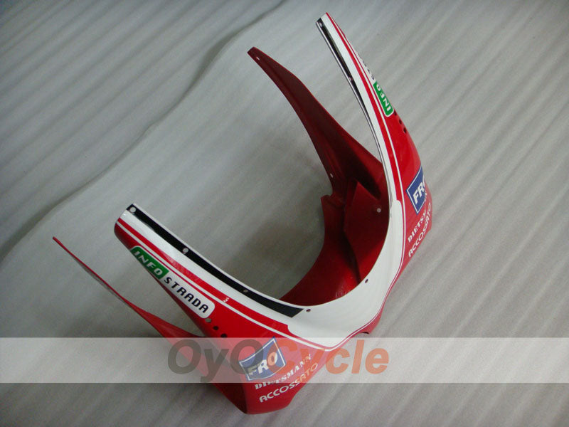 Kit de carenado por inyección para Ducati 998 02-04 - Rojo, Blanco - INFO STRADA #OYO87902300