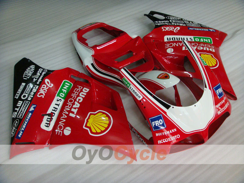 Kit de carenado por inyección para Ducati 998 02-04 - Rojo, Blanco - INFO STRADA #OYO87902300 Imagen principal del producto