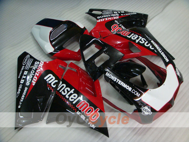 Kit de carenado por inyección para Ducati 998 02-04 - Rojo, Negro - Monstermob #OYO87902303 Imagen principal del producto