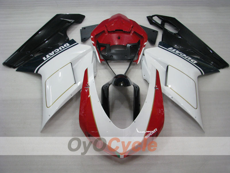 Carenado inyectado para Ducati 1098 07-09 - Blanco, Negro - Estilo de fábrica #OYO87902316 Imagen secundaria del producto