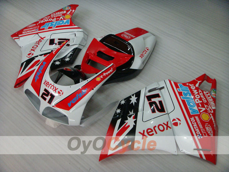 Kit de carenado de inyección para Ducati 998 02-04 - Rojo, Blanco - Xerox #OYO87902324 Imagen principal del producto