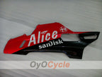 Kit de carenado por inyección para Ducati 1198 09-11 - Rojo, Negro - Alice #OYO87902329