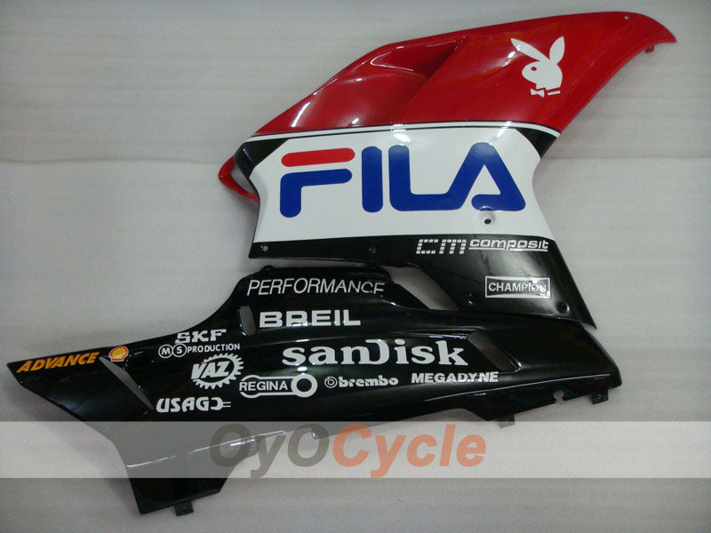 Kit de carenado por inyección para Ducati 1198 09-11 - Rojo, Negro - FILA #OYO87902337