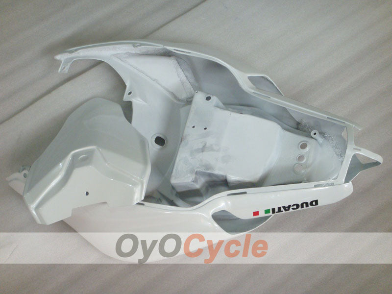 Kit de carenado por inyección para Ducati 1198 09-11 - Blanco, Negro, Mate - Estilo de fábrica #OYO87902344