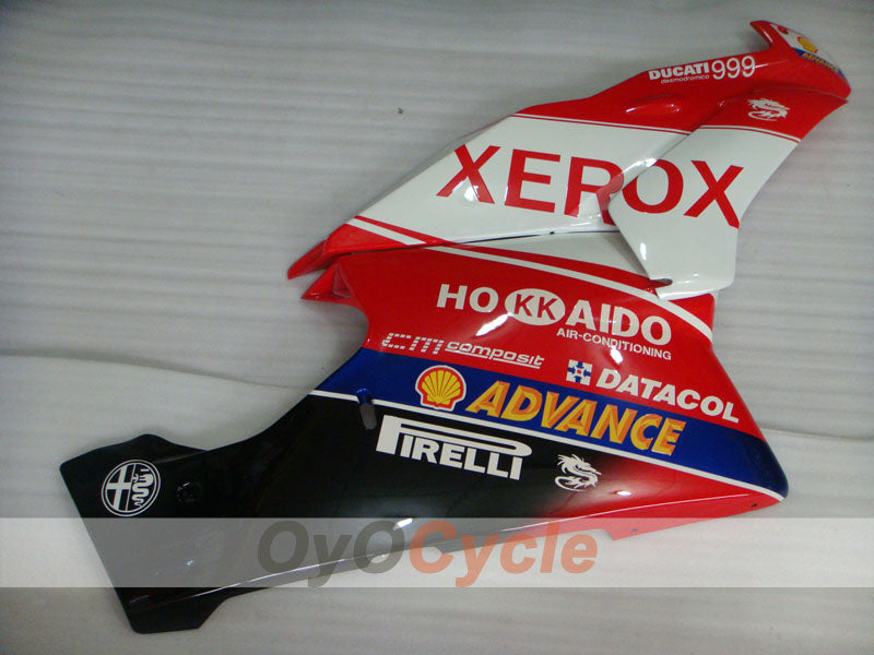 Kit de carenado por inyección para Ducati 999 03-04 - Rojo, Blanco - Xerox #OYO87902365