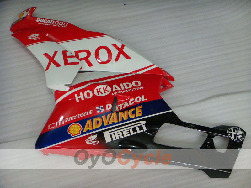 Kit de carenado por inyección para Ducati 999 03-04 - Rojo, Blanco - Xerox #OYO87902365