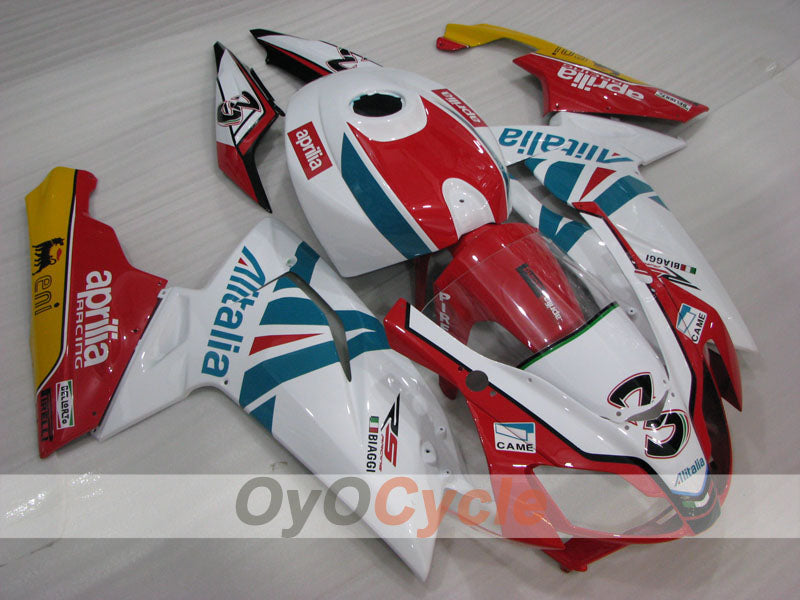 Kit de carenado para Aprilia RS125 06-10 - Rojo, Blanco - Estilo Factory #OYO87902406 Imagen principal del producto