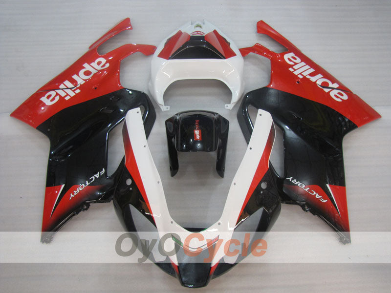 Carenado para Aprilia RSV1000R 03-06 - Rojo, Negro - Estilo de fábrica #OYO87902413