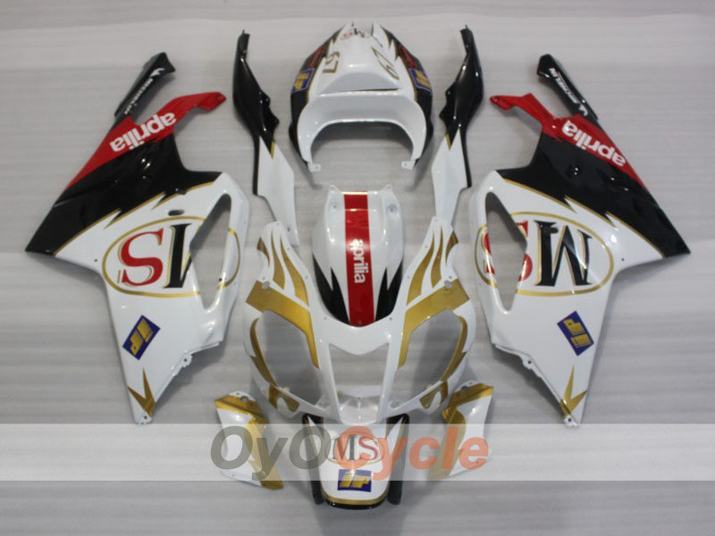 Kit de carenado para Aprilia RSV1000R 03-06 - Blanco, Negro - Estilo original #OYO87902415 Imagen secundaria del producto