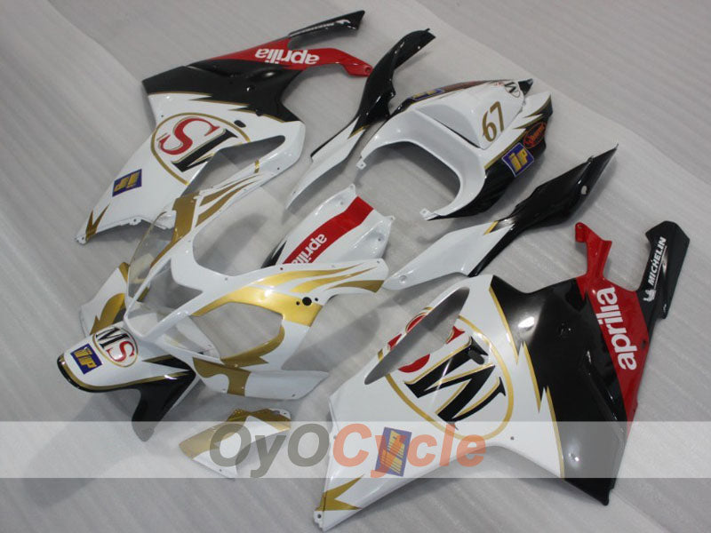 Kit de carenado para Aprilia RSV1000R 03-06 - Blanco, Negro - Estilo original #OYO87902415 Imagen principal del producto