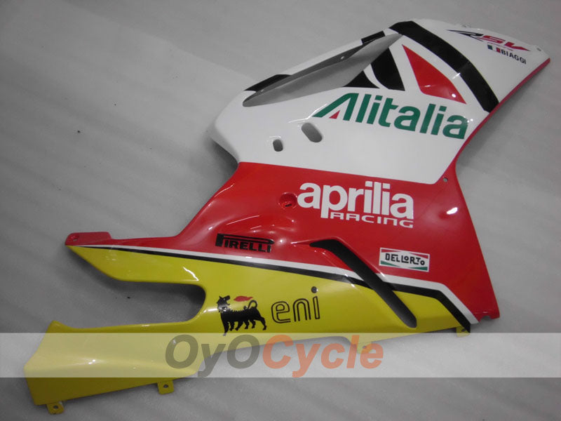 Kit de carenado para Aprilia RSV1000R 03-06 - Rojo, Blanco - Estilo de fábrica #OYO87902416
