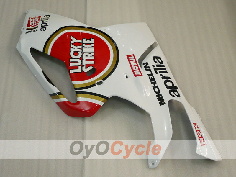 Kit de carenado para Aprilia RSV1000R 03-06 - Rojo, blanco - Lucky Strike, MOTUL #OYO87902417
