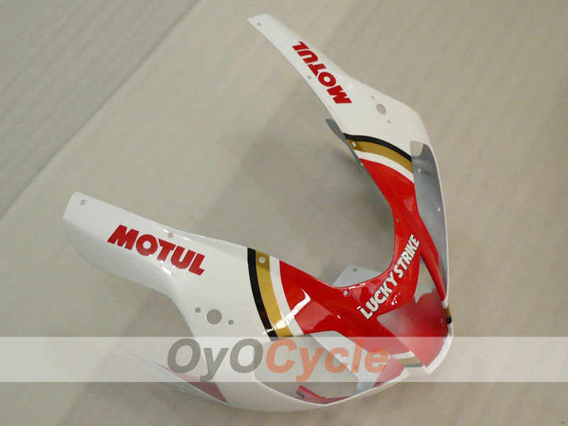 Kit de carenado para Aprilia RSV1000R 03-06 - Rojo, blanco - Lucky Strike, MOTUL #OYO87902417