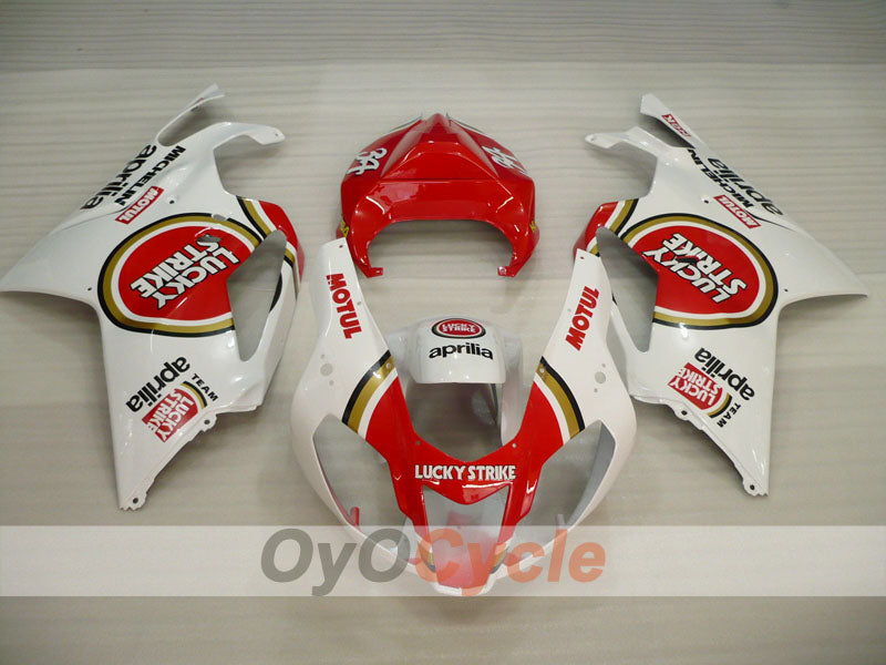 Kit de carenado para Aprilia RSV1000R 03-06 - Rojo, blanco - Lucky Strike, MOTUL #OYO87902417 Imagen secundaria del producto