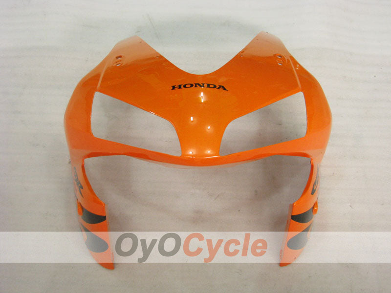 Kit de carenado por inyección para CBR600RR 03-04 - Naranja, Negro - Llama #OYO87902508