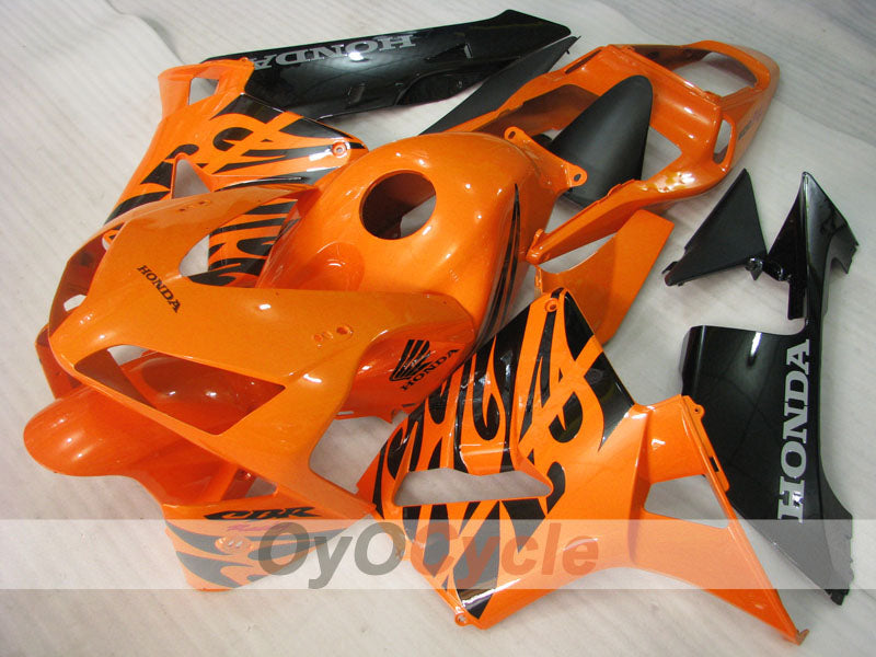 Kit de carenado por inyección para CBR600RR 03-04 - Naranja, Negro - Llama #OYO87902508