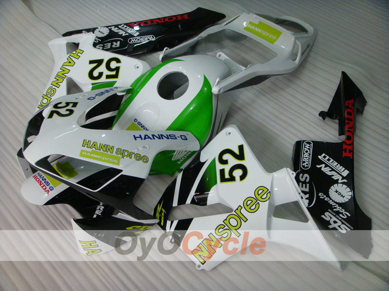 Kit de carenado por inyección para CBR600RR 03-04 - Blanco, Negro - HANN Spree #OYO87902524 Imagen principal del producto