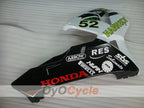 Kit de carenado por inyección para CBR600RR 03-04 - Blanco, Negro - HANN Spree #OYO87902524