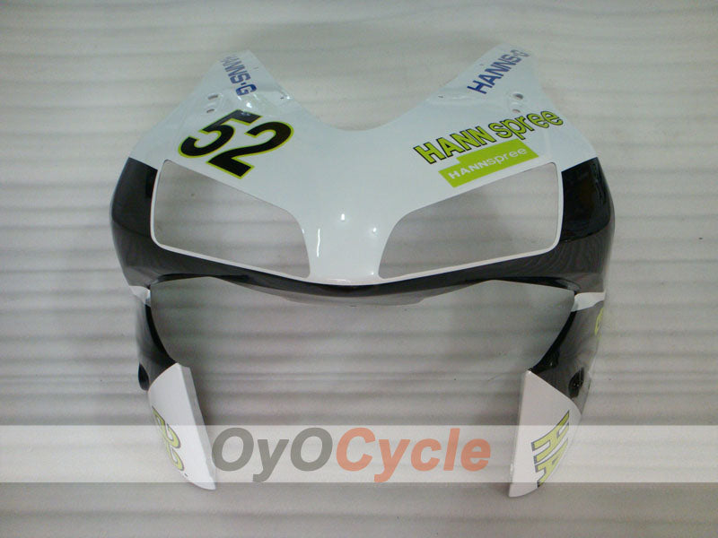 Kit de carenado por inyección para CBR600RR 03-04 - Blanco, Negro - HANN Spree #OYO87902524