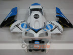 Kit de carenado por inyección para CBR600RR 03-04 - Blanco, Negro - Konica Minolta #OYO87902527